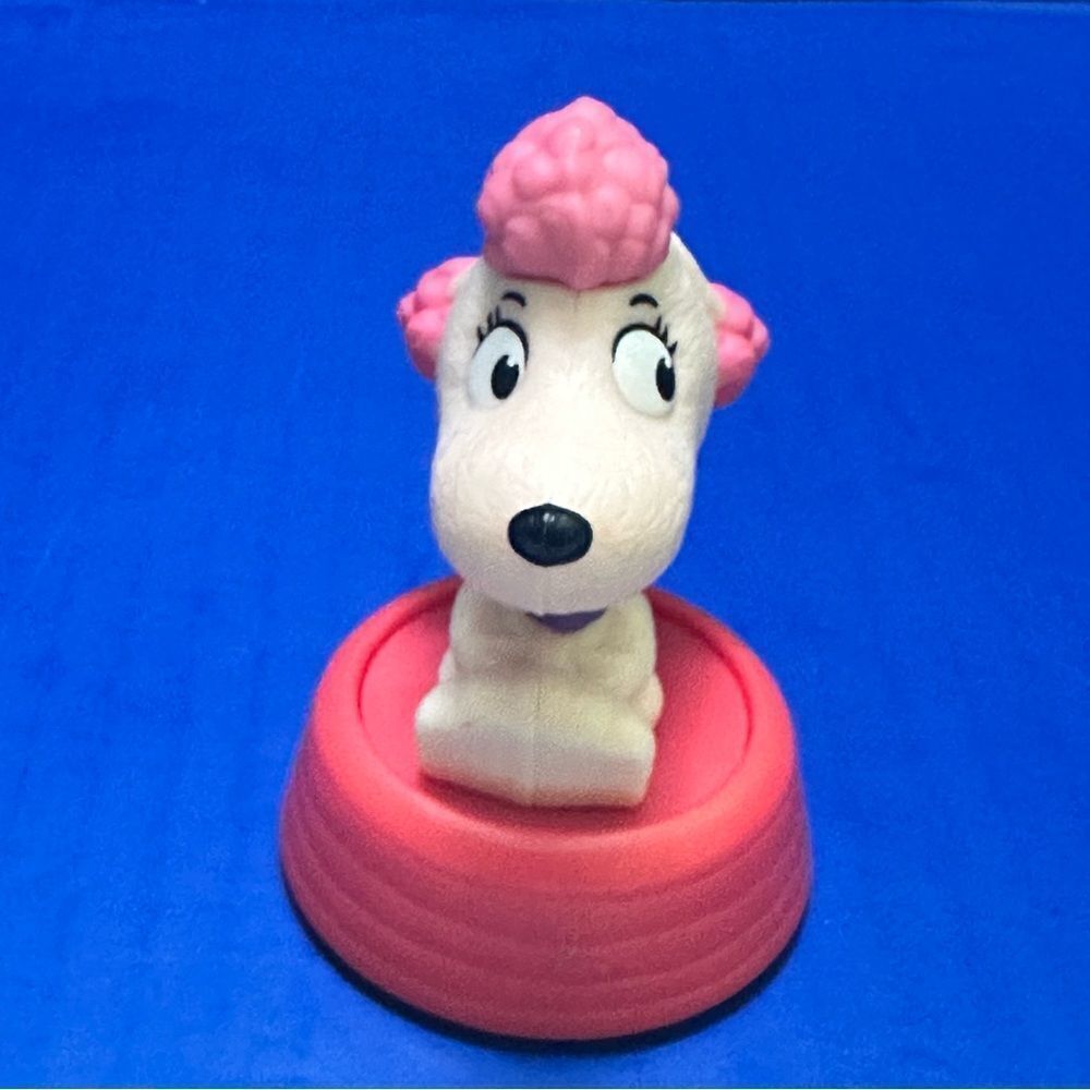 Peanuts movie FIFI caniche figure rose Happy Meal - Picture 6 of 6